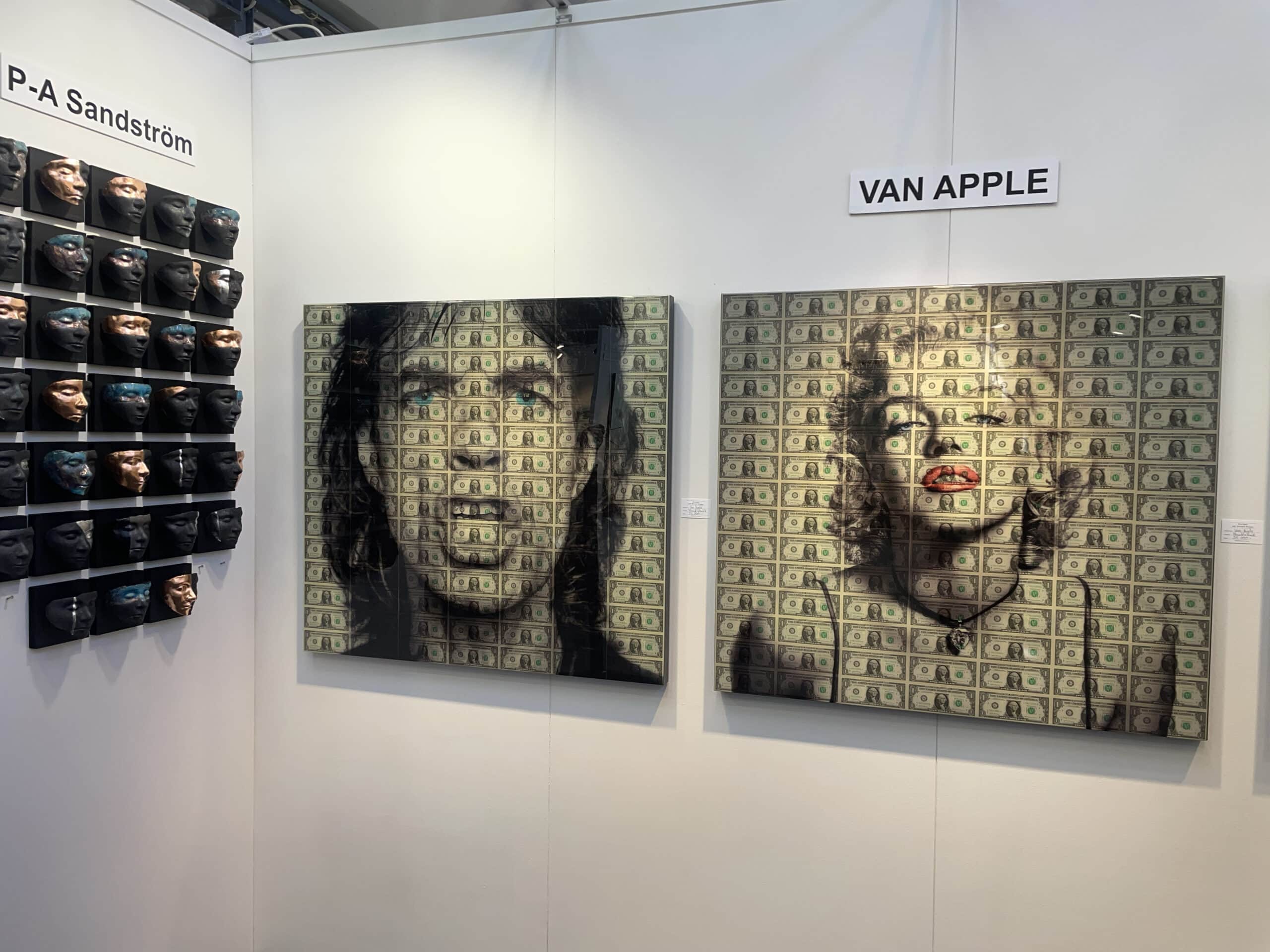 van Apple Art background